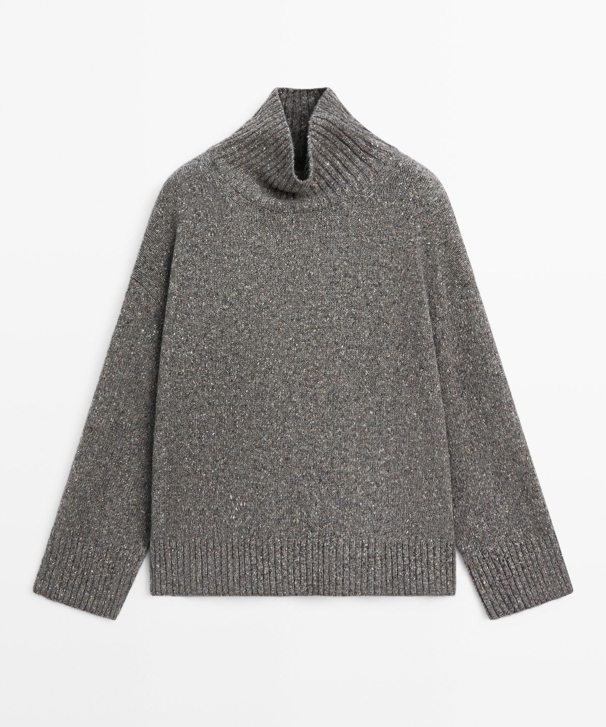마시모두띠(MASSIMO DUTTI) 울 블렌드 터틀넥 니트 스웨터