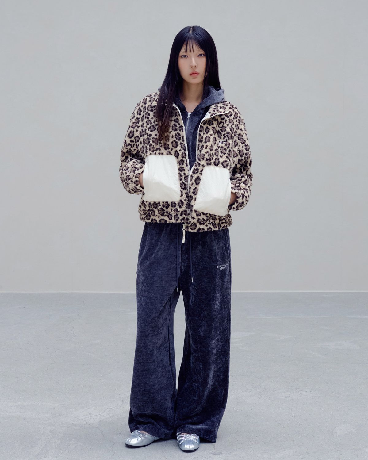 아크메드라비(ACME DE LA VIE) WOMAN BOUCLE ZIP UP