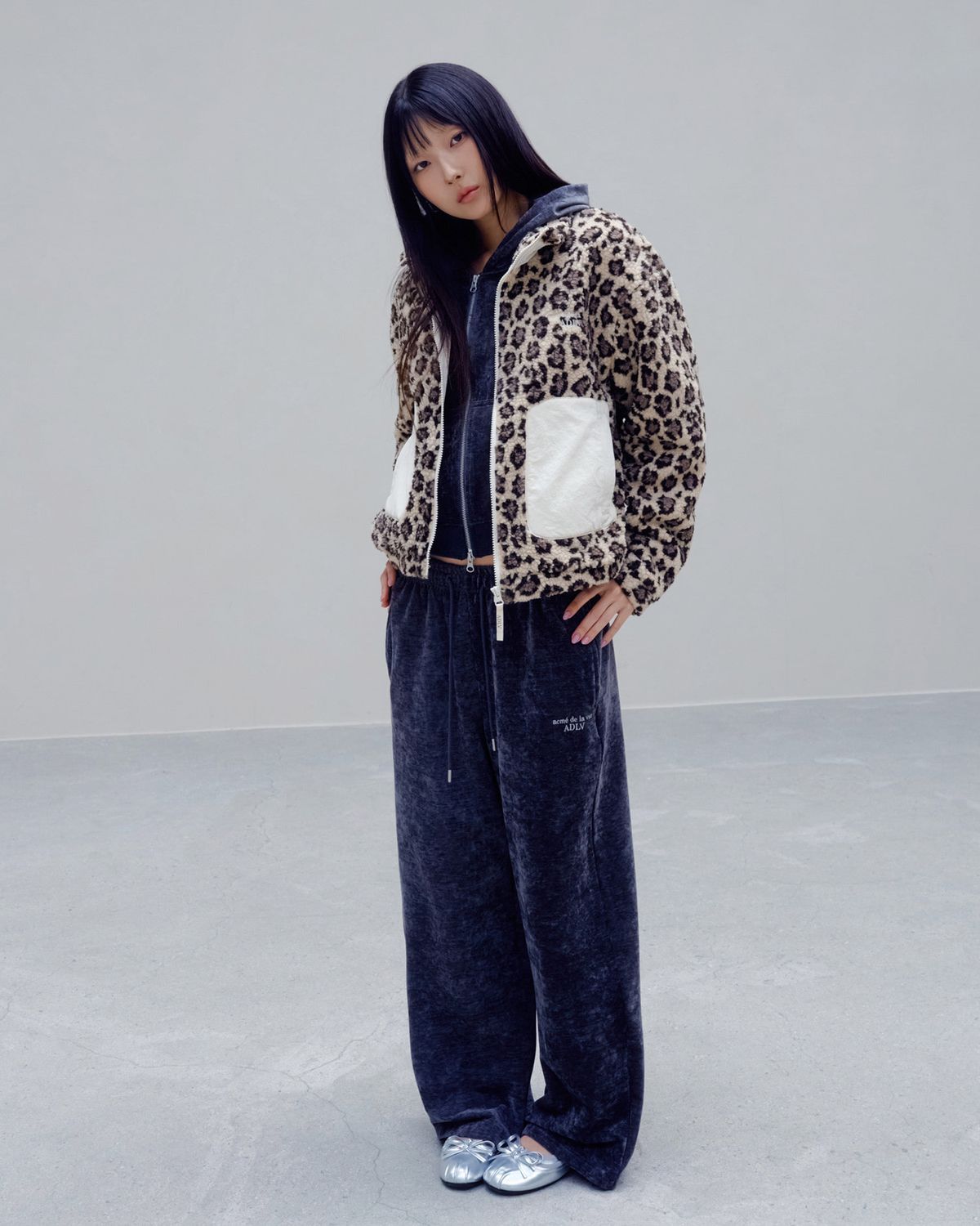 아크메드라비(ACME DE LA VIE) WOMAN BOUCLE ZIP UP