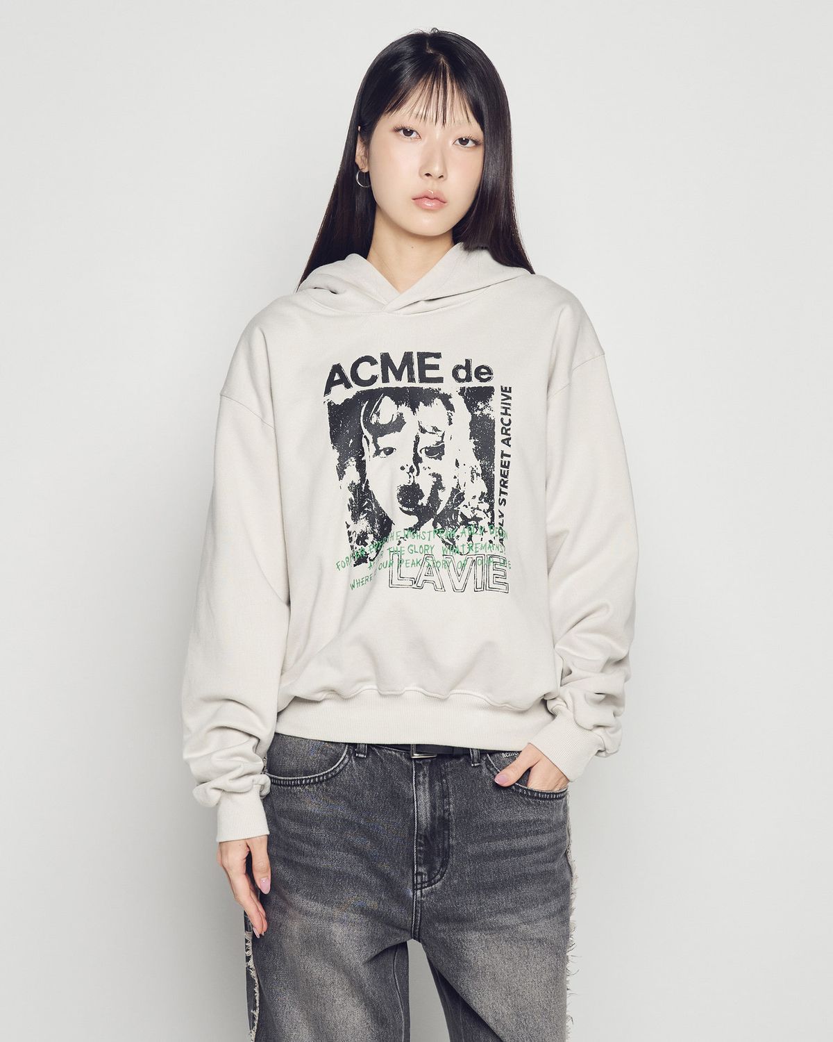 아크메드라비(ACME DE LA VIE) GRUNGE JEWELRY HOODIE