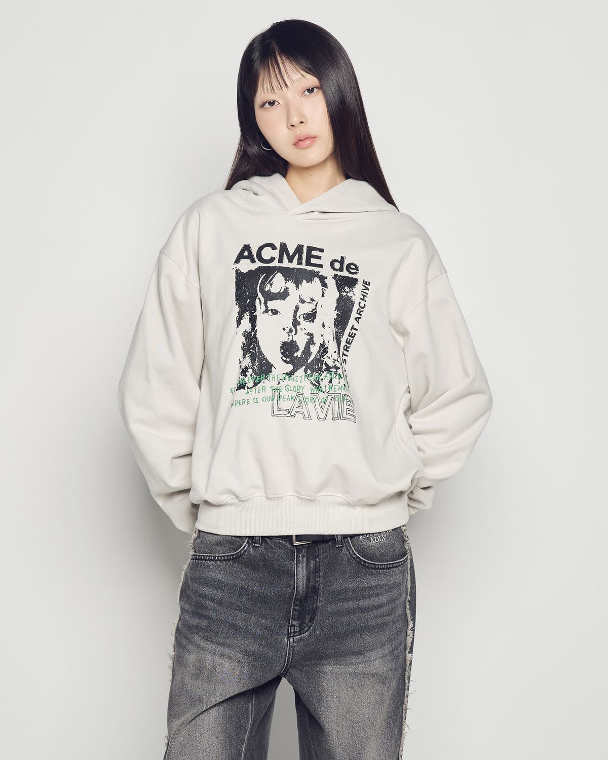 아크메드라비(ACME DE LA VIE) GRUNGE JEWELRY HOODIE
