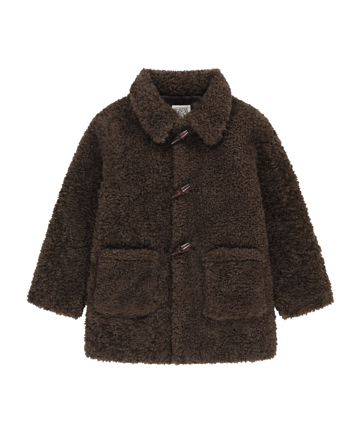 마리떼 키즈(MARITHÉ KIDS) KIDS BOUCLE COAT brown