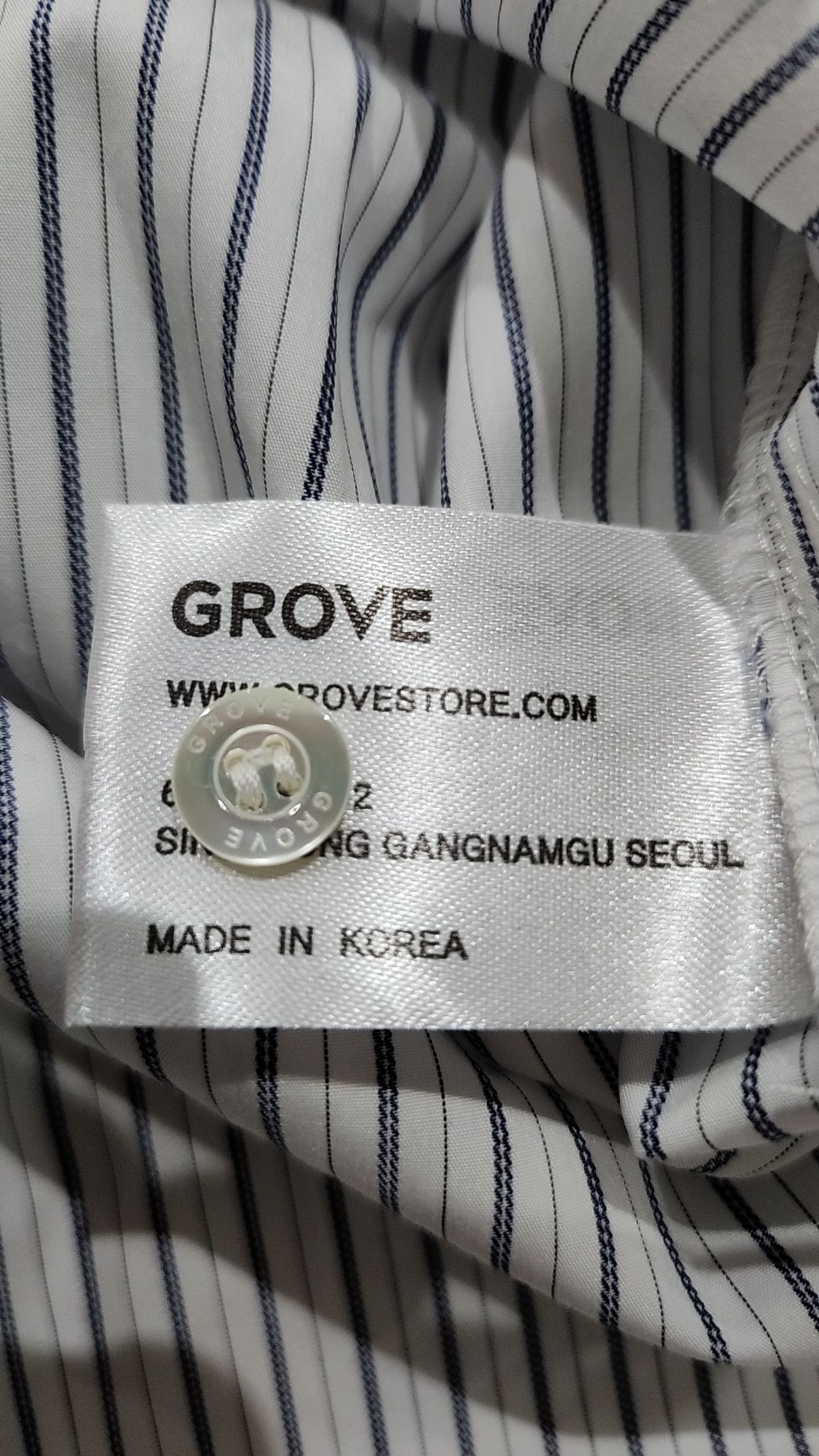그로브(GROVE) 캐주얼 셔츠 FREE