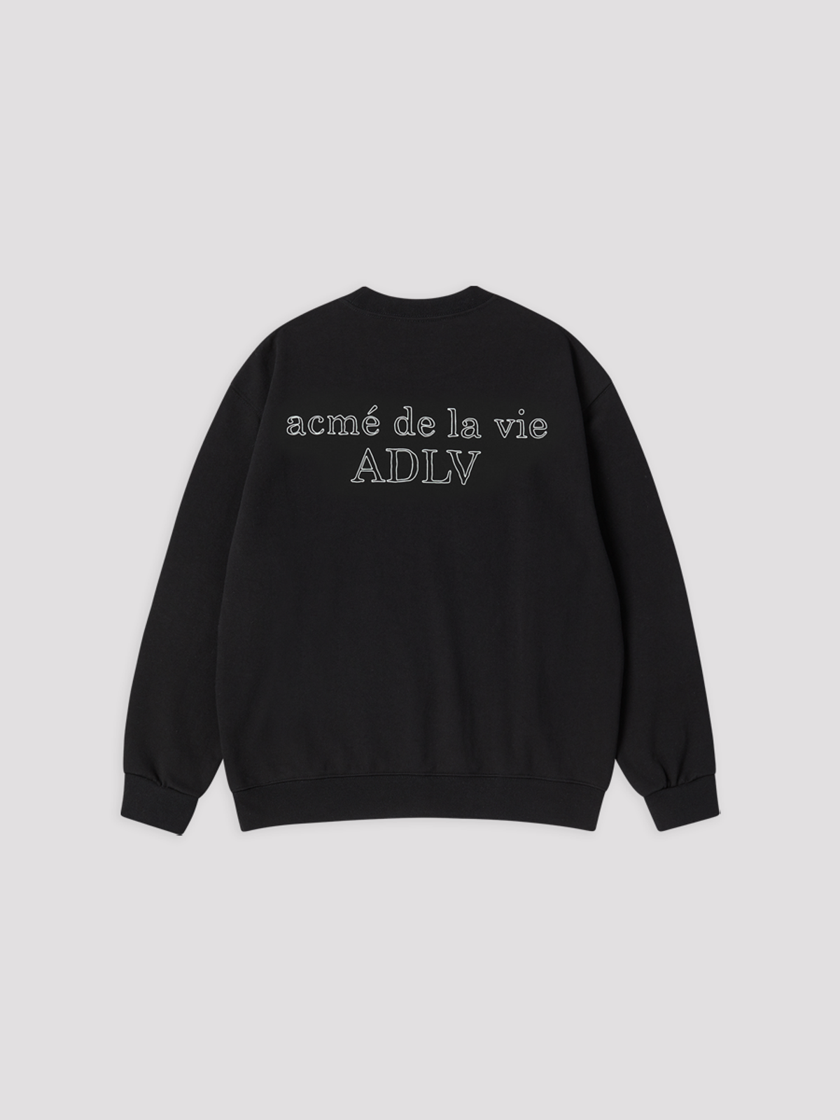 아크메드라비(ACME DE LA VIE) BORDER LINE BASIC LOGO SEASON2 SWEATSHIRT