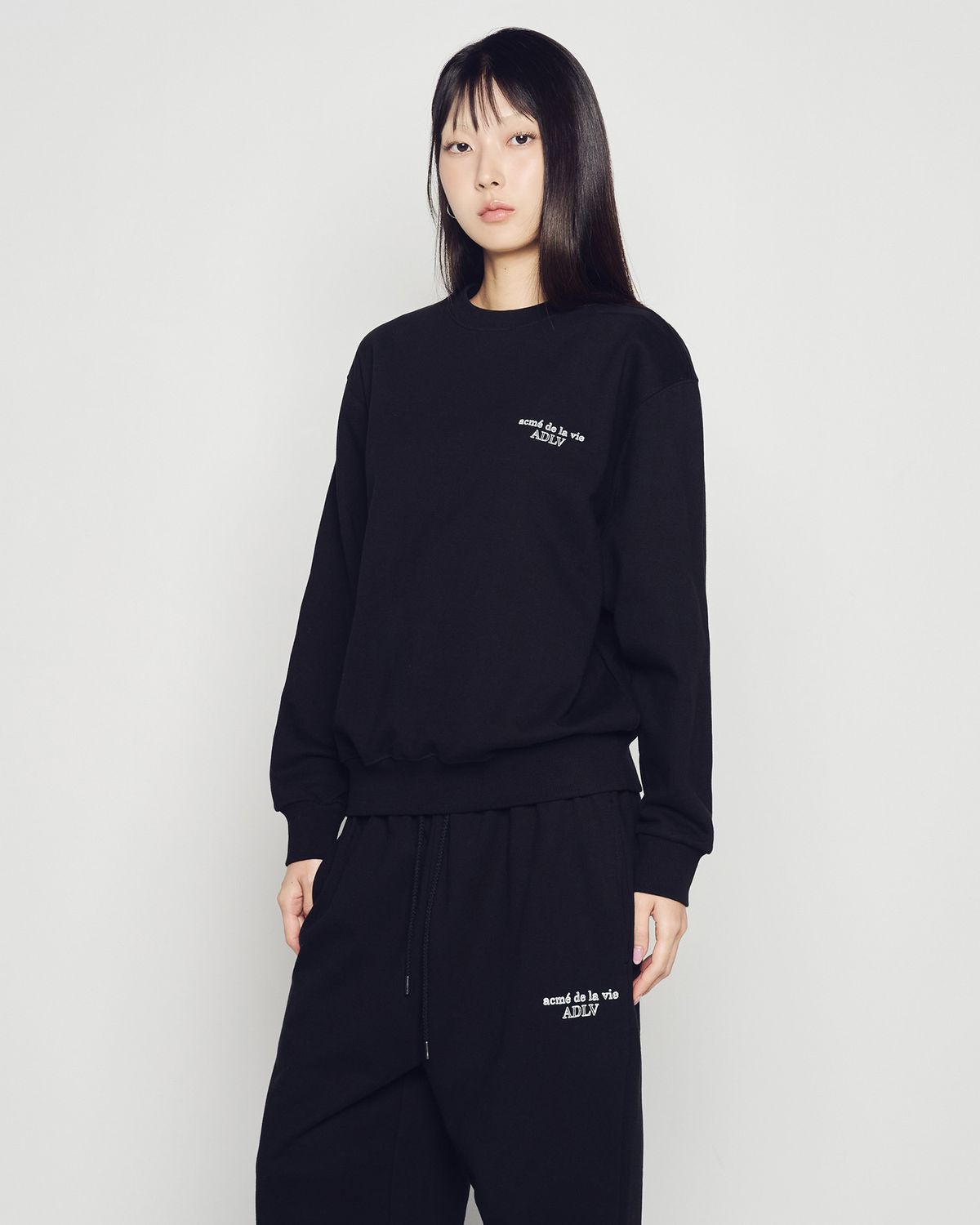 아크메드라비(ACME DE LA VIE) BORDER LINE BASIC LOGO SEASON2 SWEATSHIRT