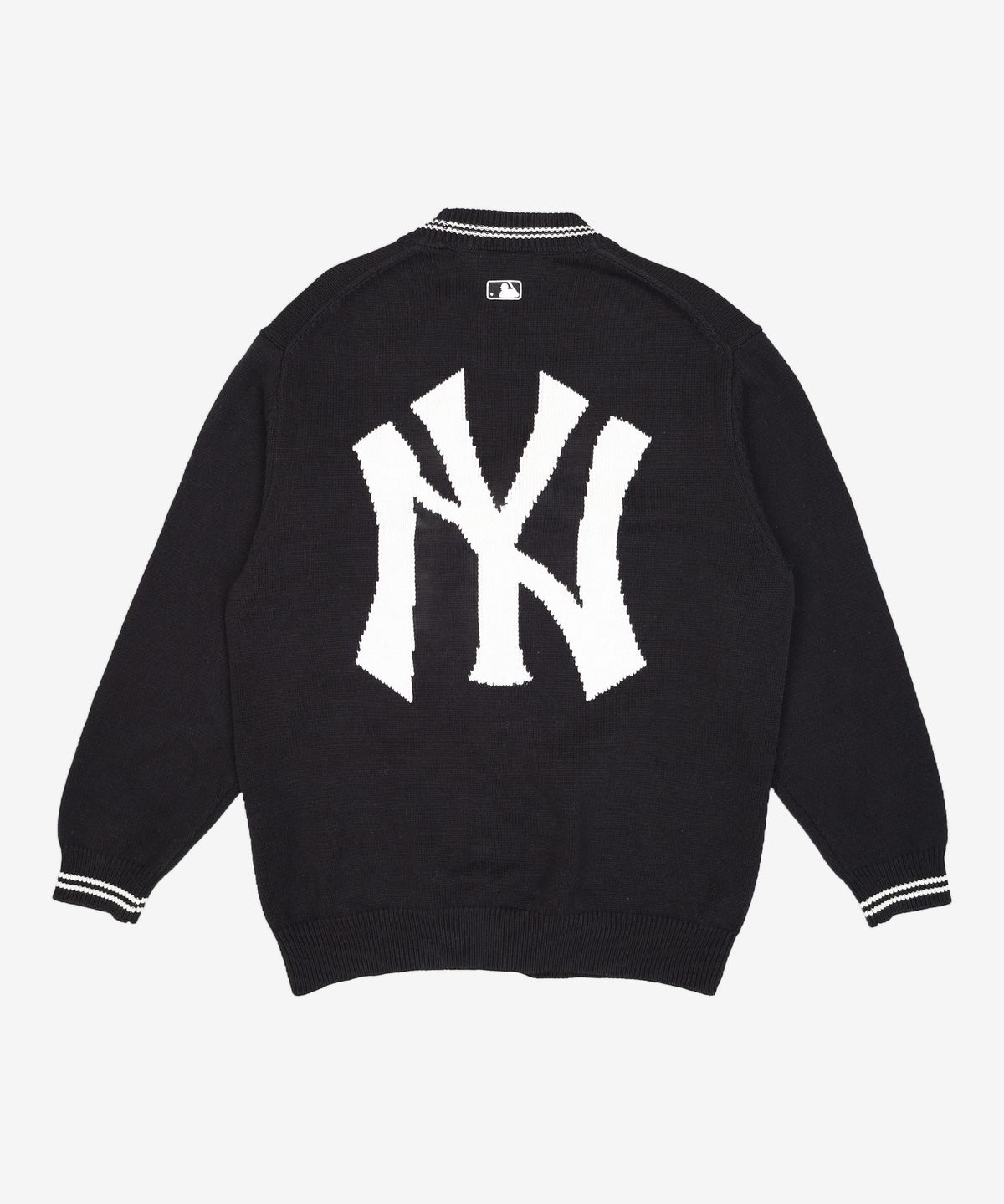엠엘비(MLB) 베이직 빅로고 가디건 NY (Black) XL