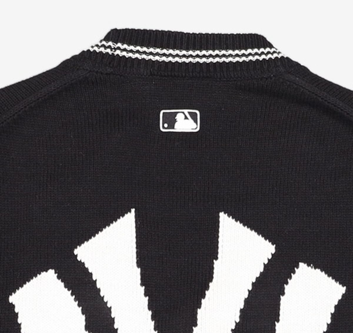 엠엘비(MLB) 베이직 빅로고 가디건 NY (Black) XL