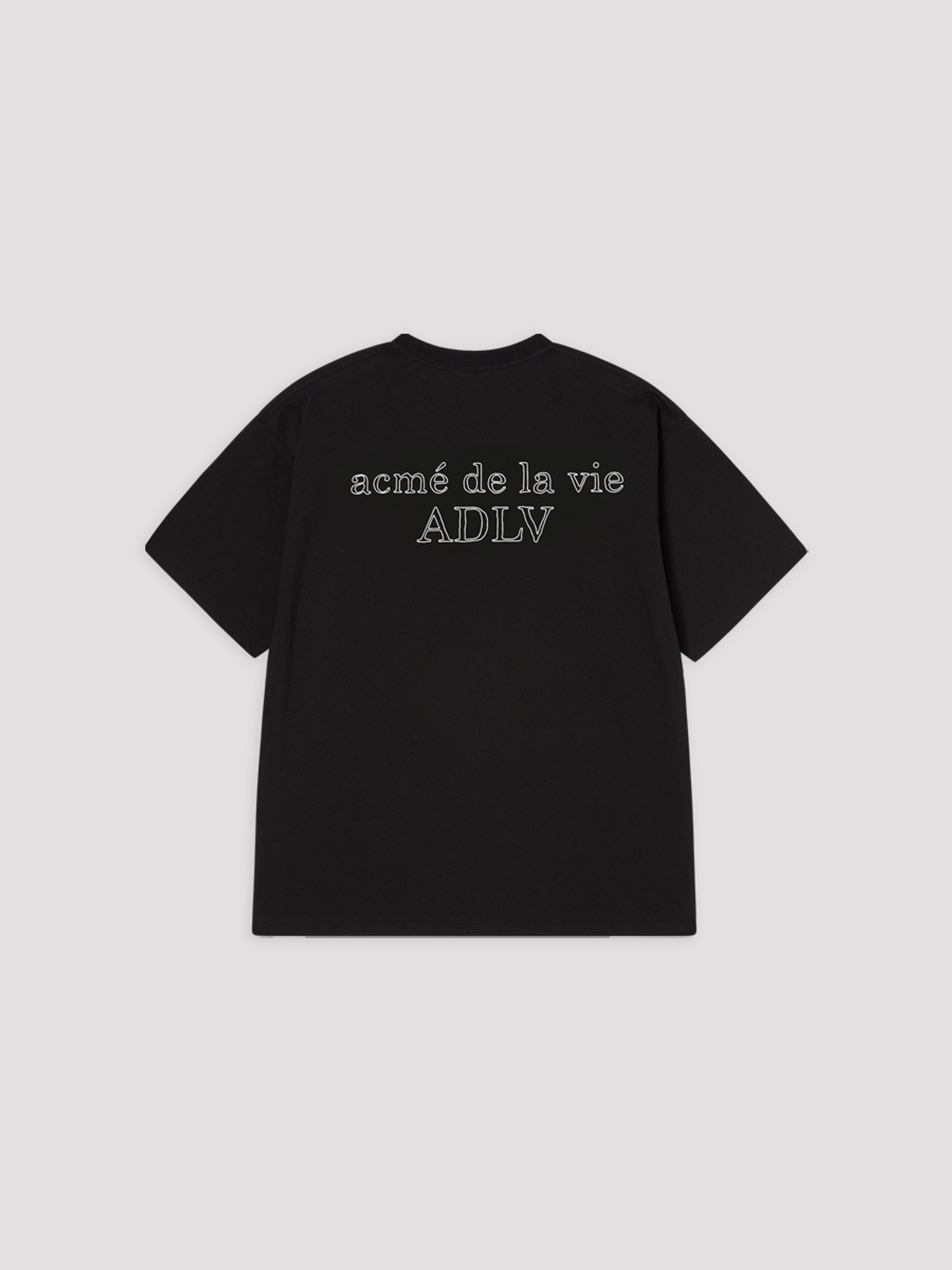 아크메드라비(ACME DE LA VIE) BORDER LINE BASIC LOGO SEASON2 SHORT SLEEVE T-SHIRT