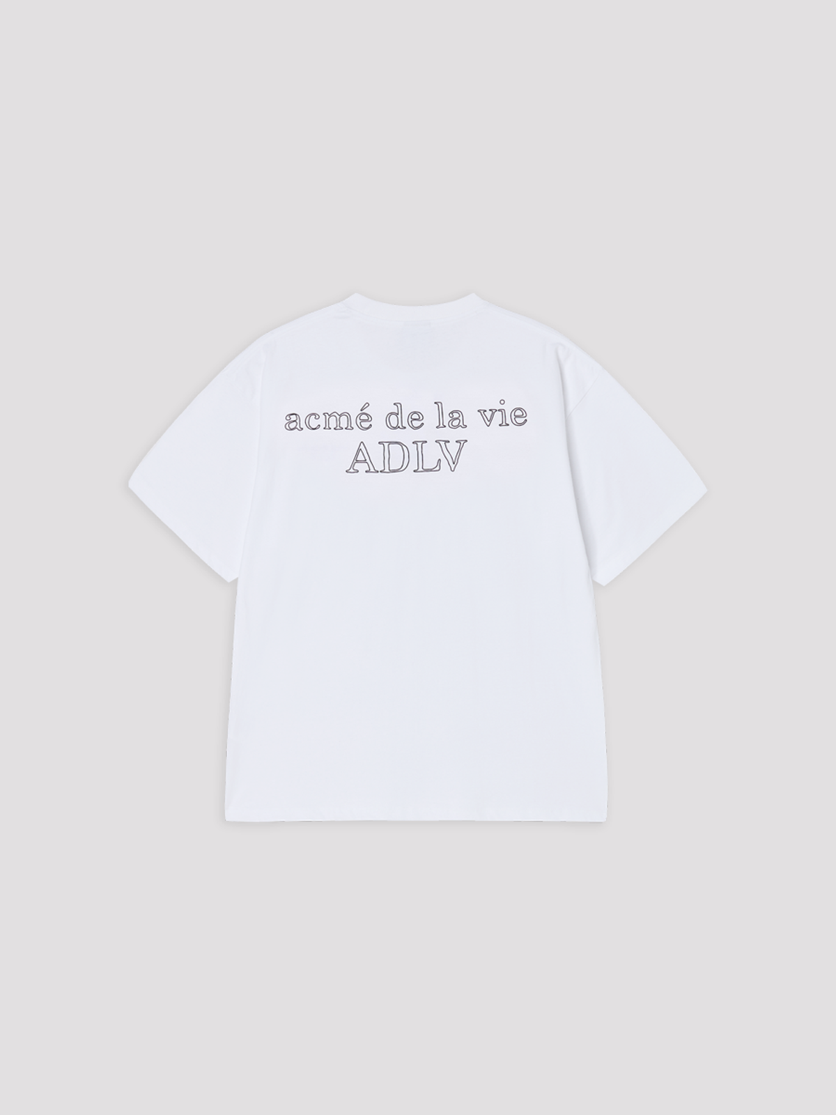아크메드라비(ACME DE LA VIE) BORDER LINE BASIC LOGO SEASON2 SHORT SLEEVE T-SHIRT