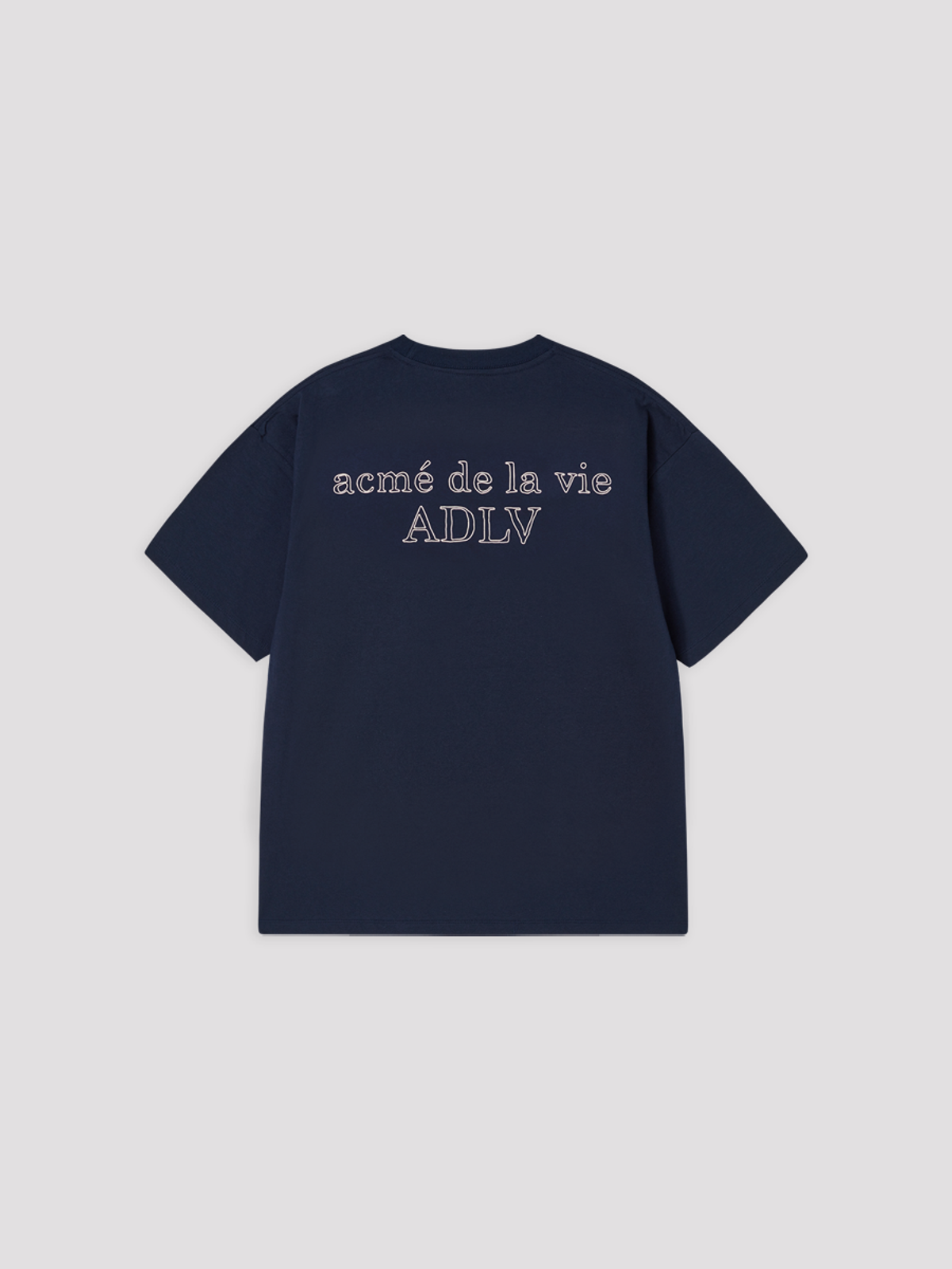 아크메드라비(ACME DE LA VIE) BORDER LINE BASIC LOGO SEASON2 SHORT SLEEVE T-SHIRT