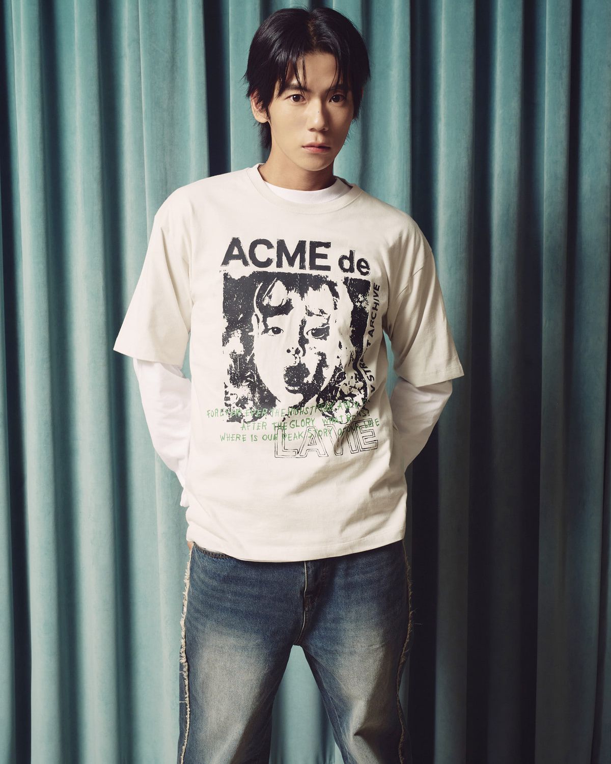 아크메드라비(ACME DE LA VIE) GRUNGE JEWELRY SHORT SLEEVE T-SHIRT