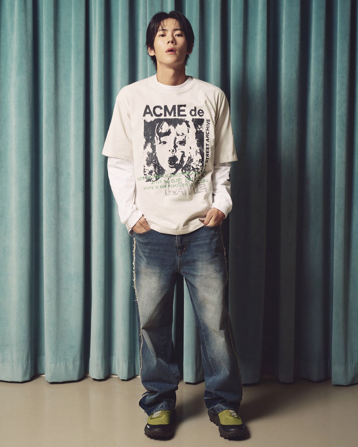 아크메드라비(ACME DE LA VIE) GRUNGE JEWELRY SHORT SLEEVE T-SHIRT