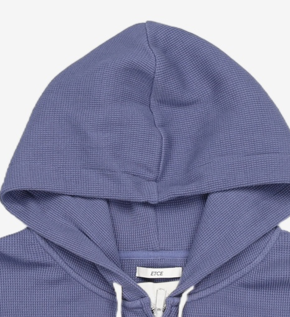 이티씨이(ETCE) PROTOTYPE WAFFLE HOOD ZIP UP (BLUE) M