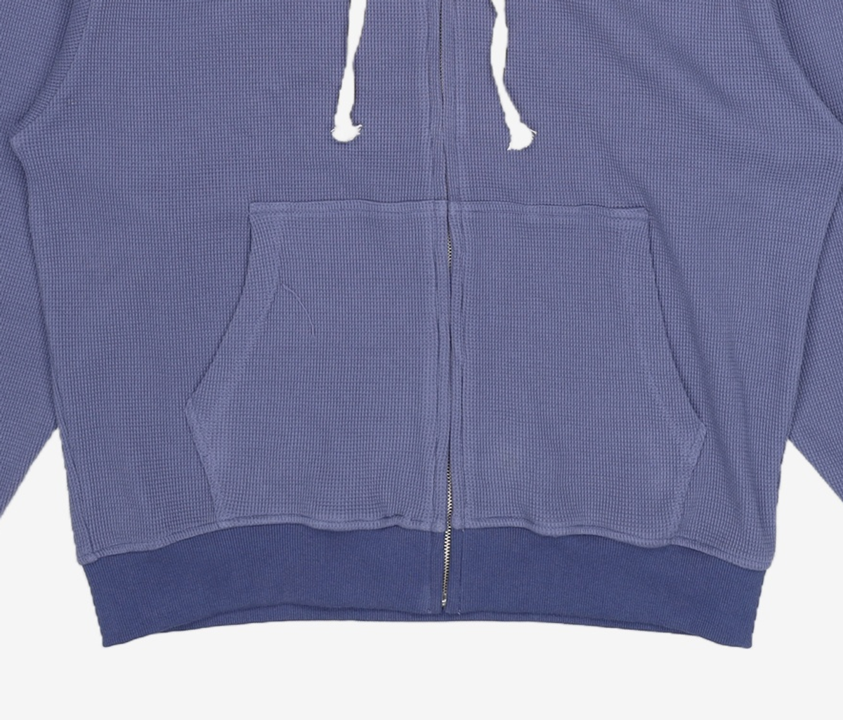 이티씨이(ETCE) PROTOTYPE WAFFLE HOOD ZIP UP (BLUE) M