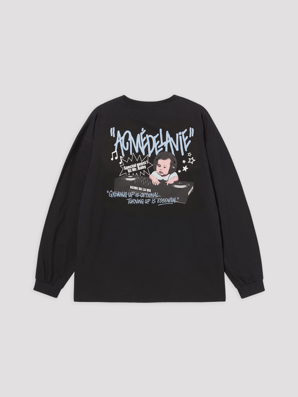 아크메드라비(ACME DE LA VIE) DJ BABY LONG SLEEVE T-SHIRT