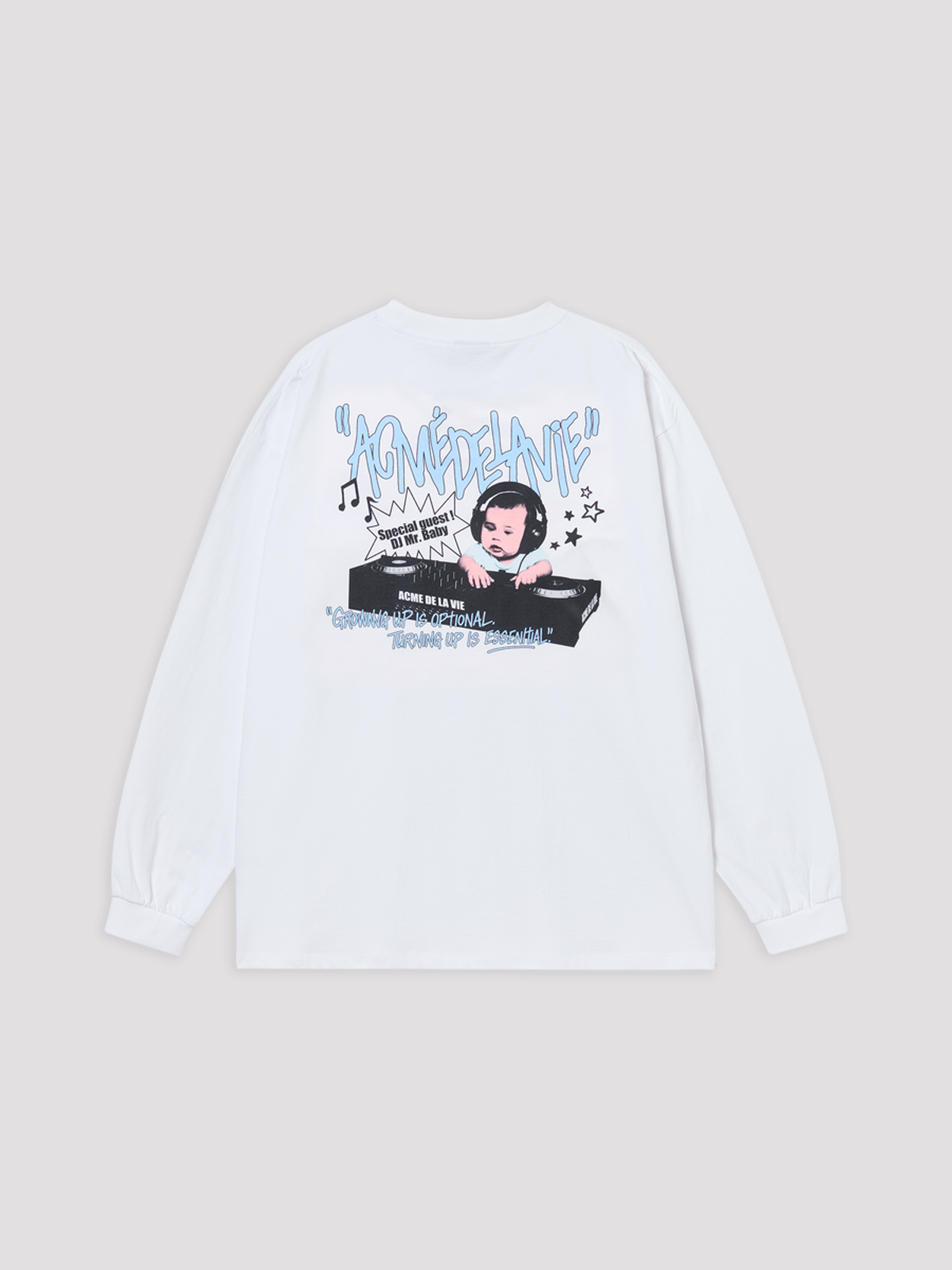 아크메드라비(ACME DE LA VIE) DJ BABY LONG SLEEVE T-SHIRT