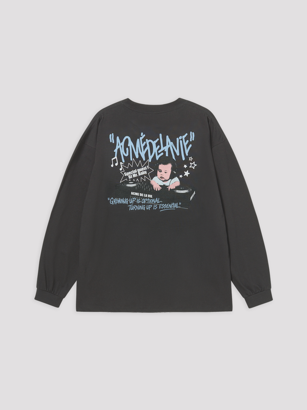 아크메드라비(ACME DE LA VIE) DJ BABY LONG SLEEVE T-SHIRT