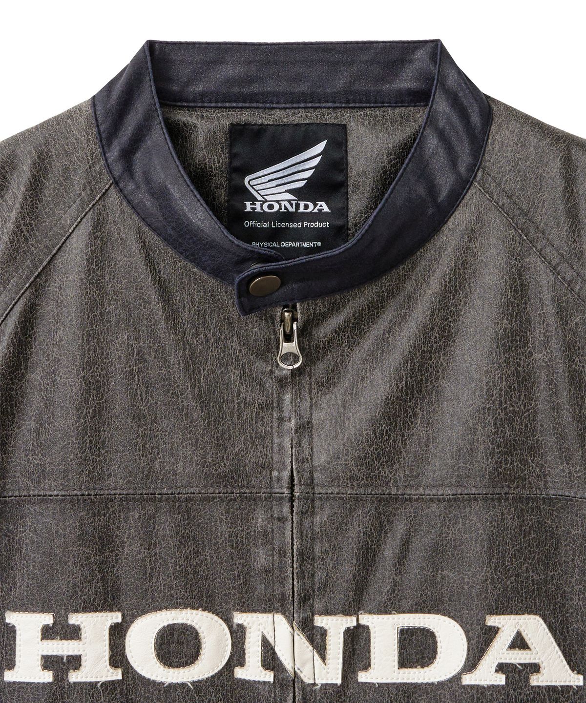 핍스 모터사이클(PHYPS MOTORCYCLE) Wing Racing Leather Jacket Brown