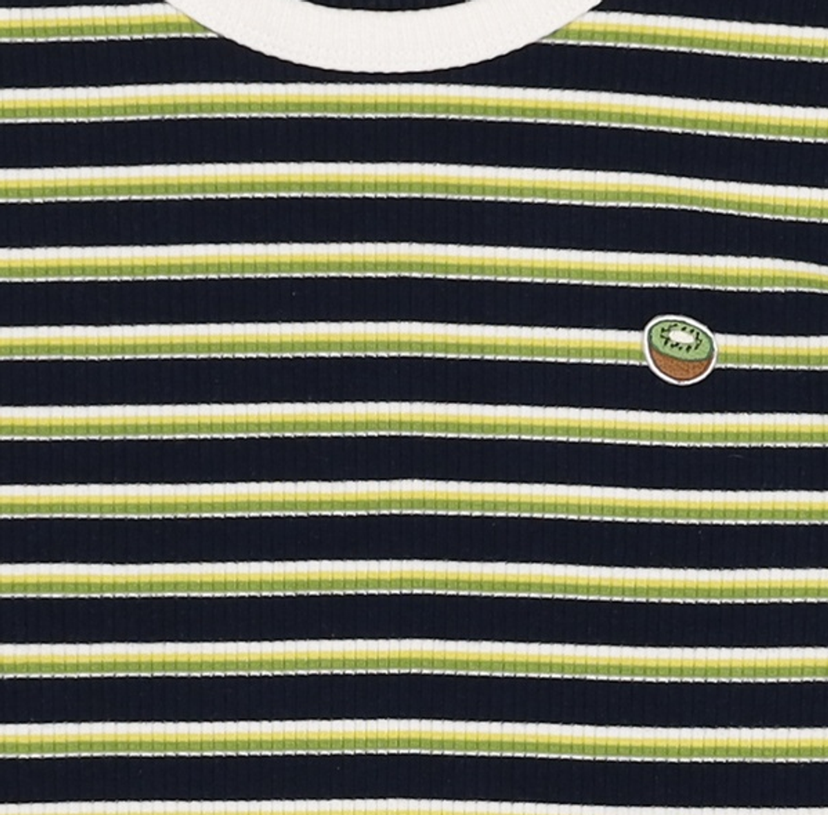 스파오(SPAO) 멀티 스트라이프 크롭 반팔 티셔츠 SPRSA25G31 S