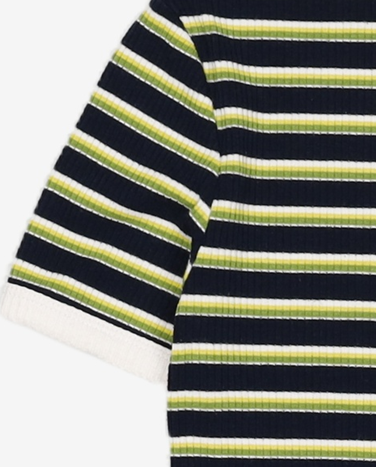 스파오(SPAO) 멀티 스트라이프 크롭 반팔 티셔츠 SPRSA25G31 S