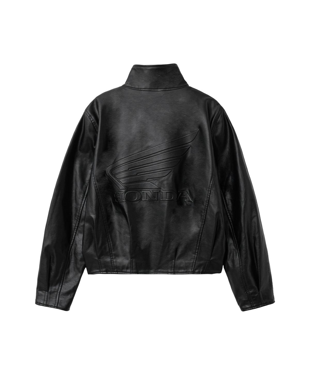 핍스 모터사이클(PHYPS MOTORCYCLE) Women Rider Leather Jacket Black
