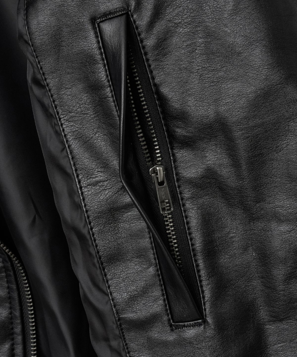 핍스 모터사이클(PHYPS MOTORCYCLE) Women Rider Leather Jacket Black