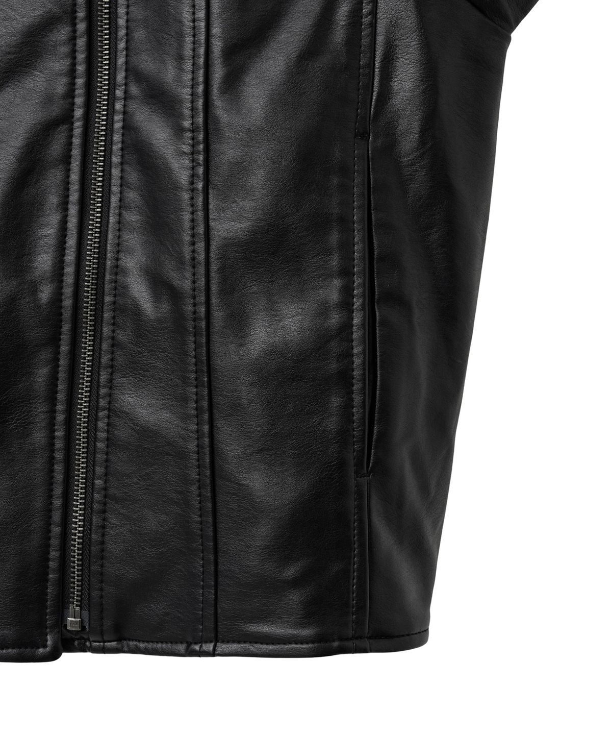 핍스 모터사이클(PHYPS MOTORCYCLE) Women Rider Leather Jacket Black