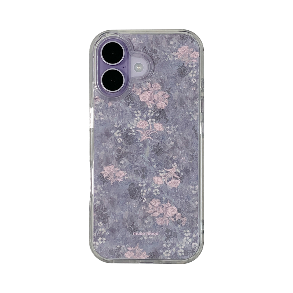 뮤즈무드(MUSEMOOD) vintage floral (clear) 맥세이프 휴대폰케이스