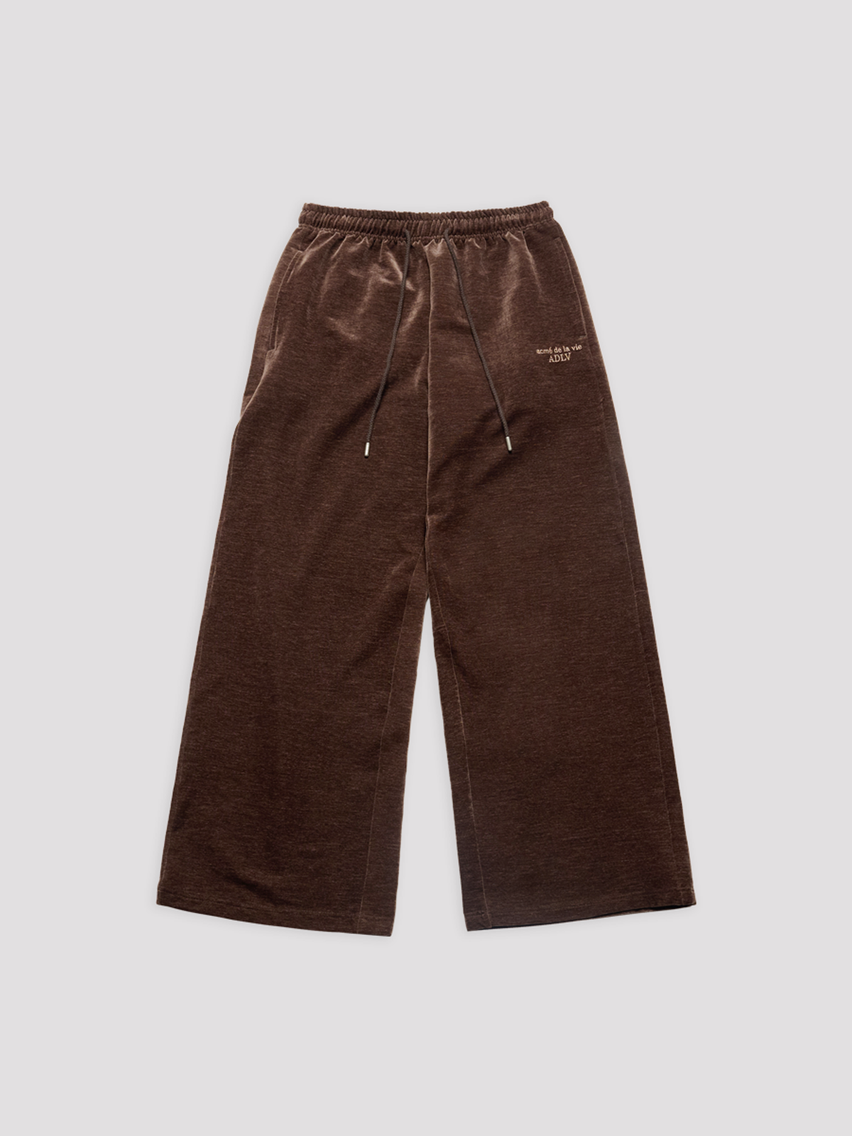 아크메드라비(ACME DE LA VIE) WOMAN VELOUR WIDE PANTS