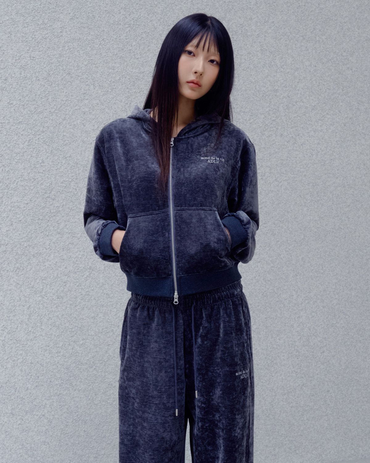 아크메드라비(ACME DE LA VIE) WOMAN VELOUR WIDE PANTS