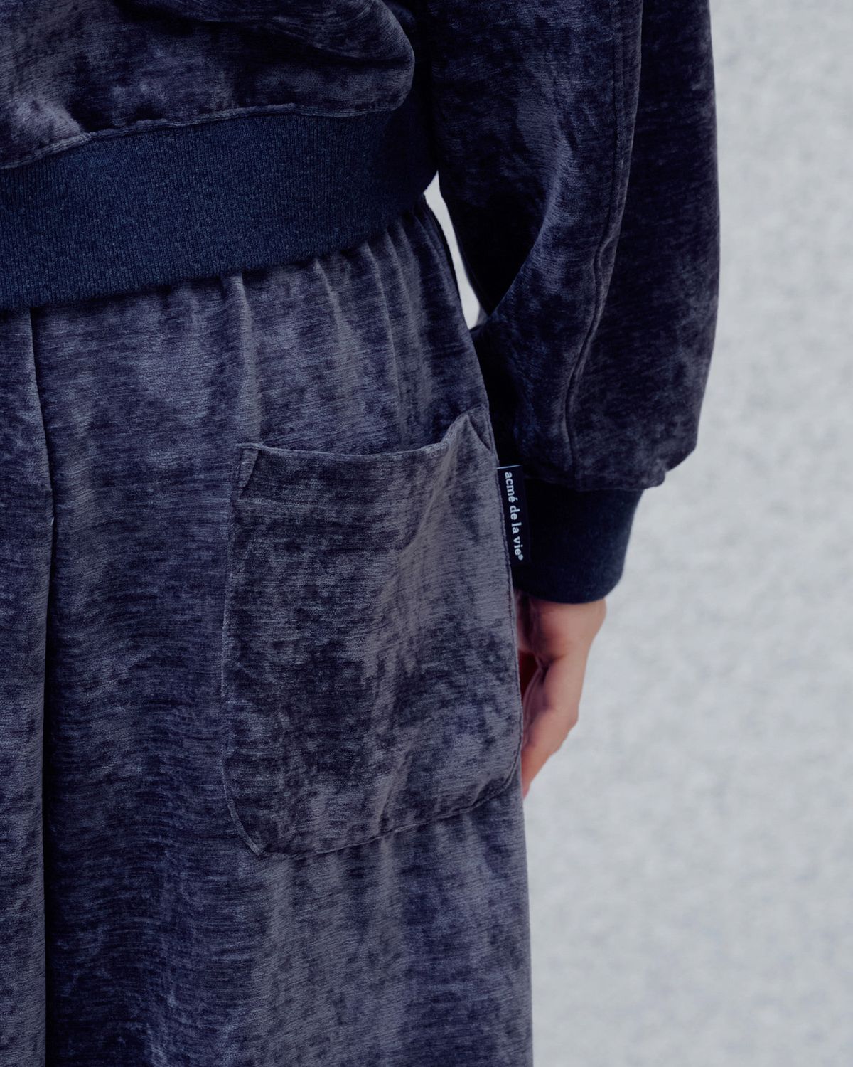 아크메드라비(ACME DE LA VIE) WOMAN VELOUR WIDE PANTS