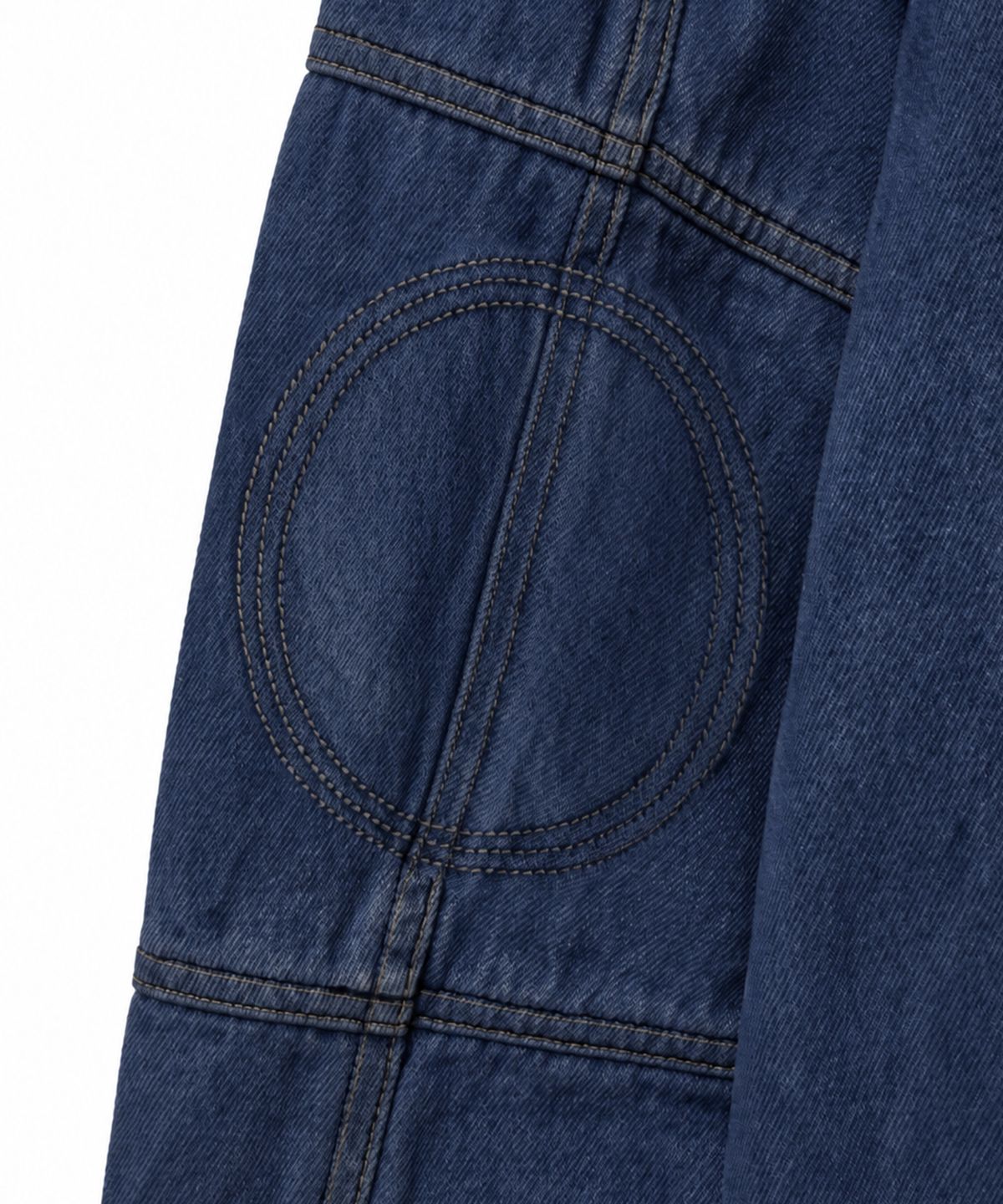 핍스 모터사이클(PHYPS MOTORCYCLE) Biker Denim Trucker Zip-Up Jacket Navy