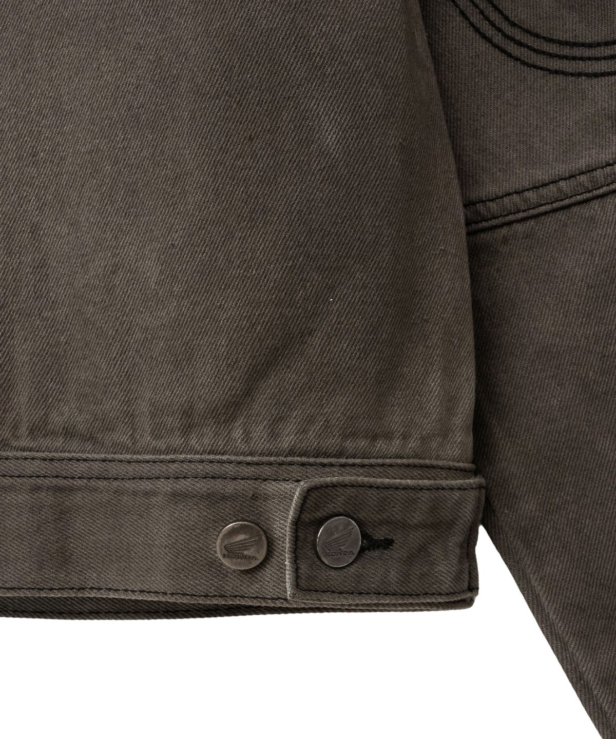 핍스 모터사이클(PHYPS MOTORCYCLE) Biker Denim Trucker Zip-Up Jacket Gray