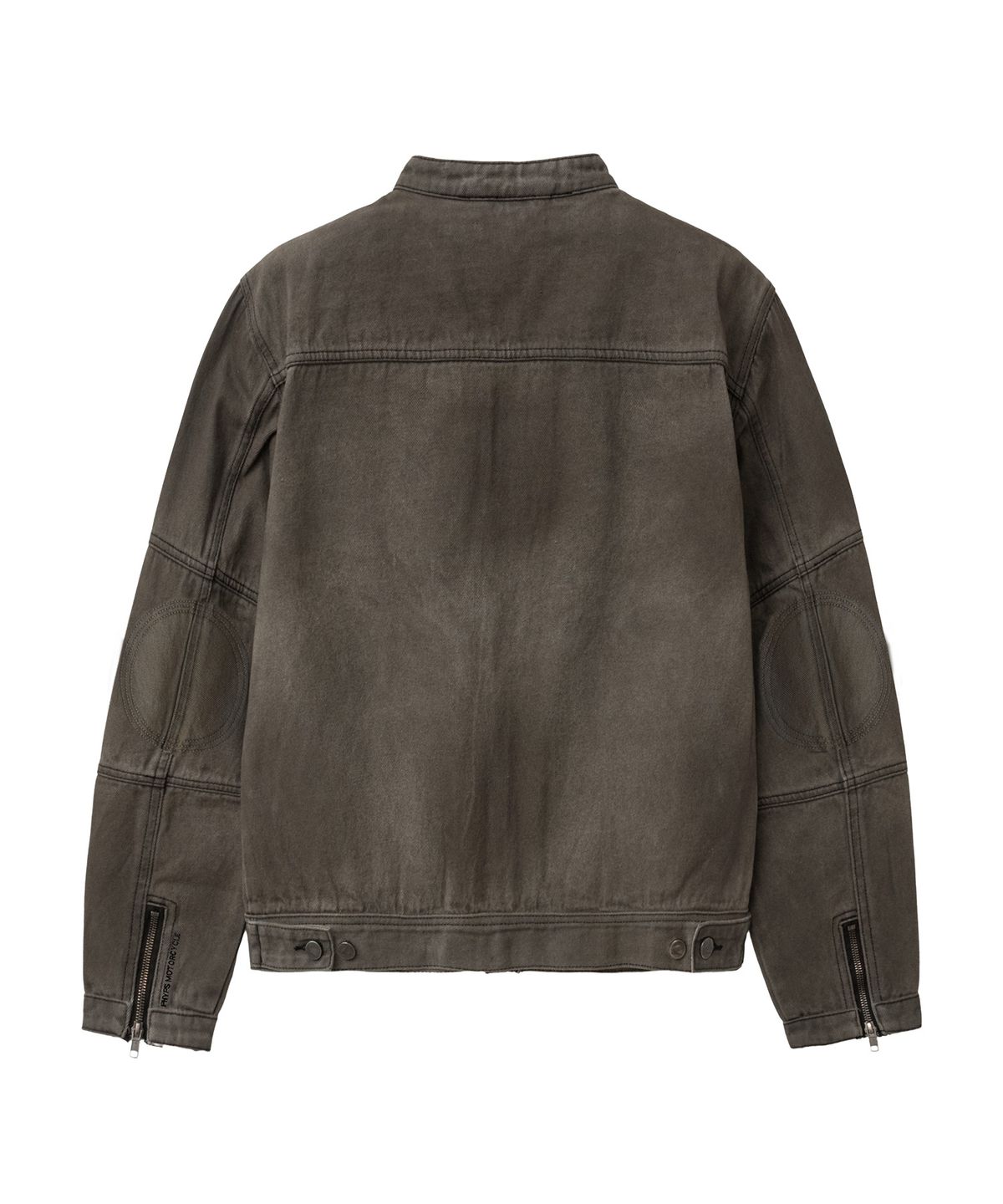 핍스 모터사이클(PHYPS MOTORCYCLE) Biker Denim Trucker Zip-Up Jacket Gray