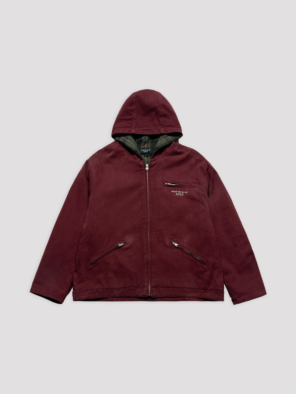 아크메드라비(ACME DE LA VIE) WASHED HOODIE TRUCKER JACKET