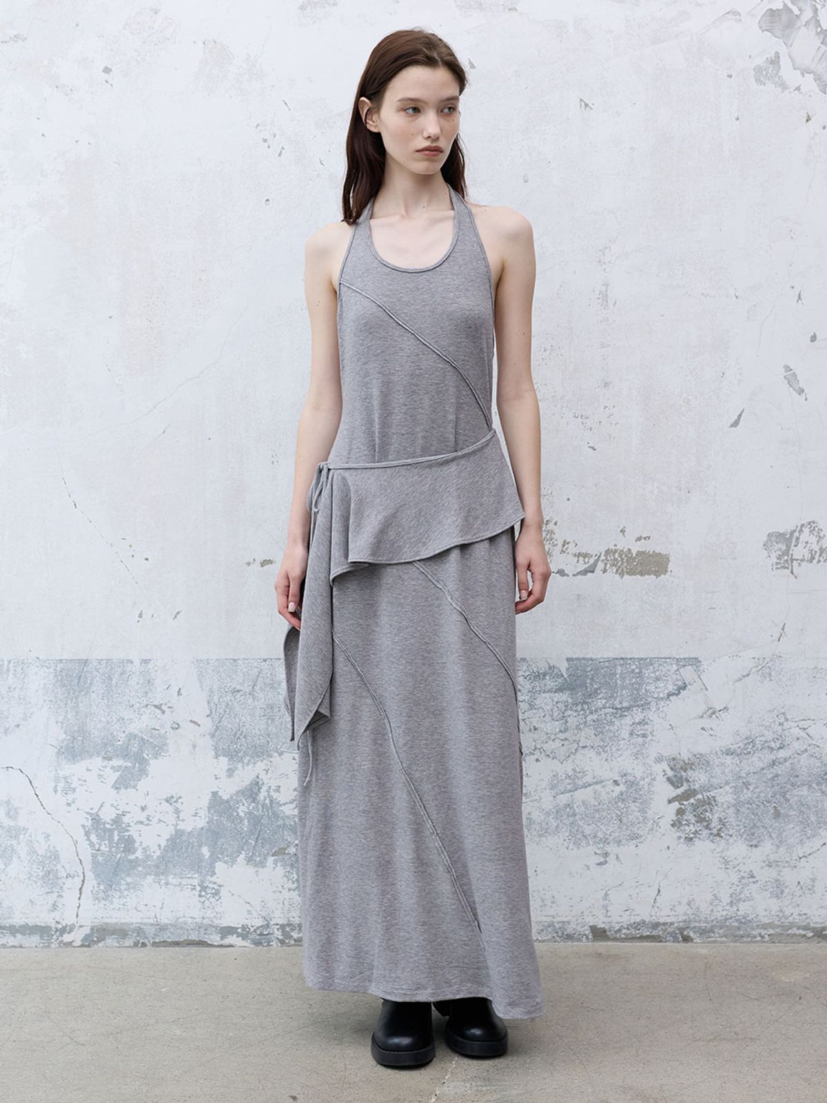 레이브(RAIVE) Halter Neck Layerd Dress VW6AO920_2color