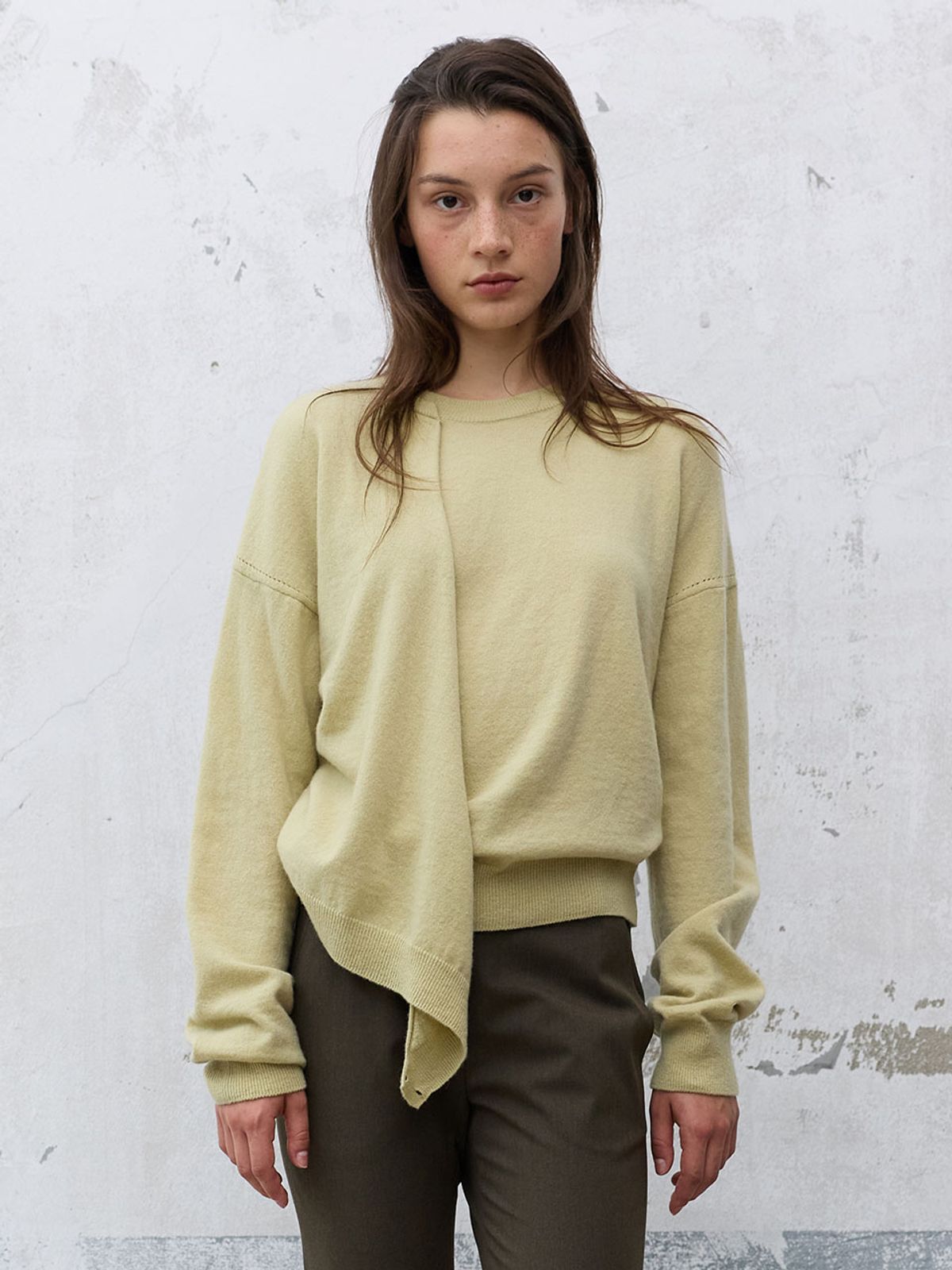 레이브(RAIVE) Cashmere Blended Wrap Knit VK6AP976_2color