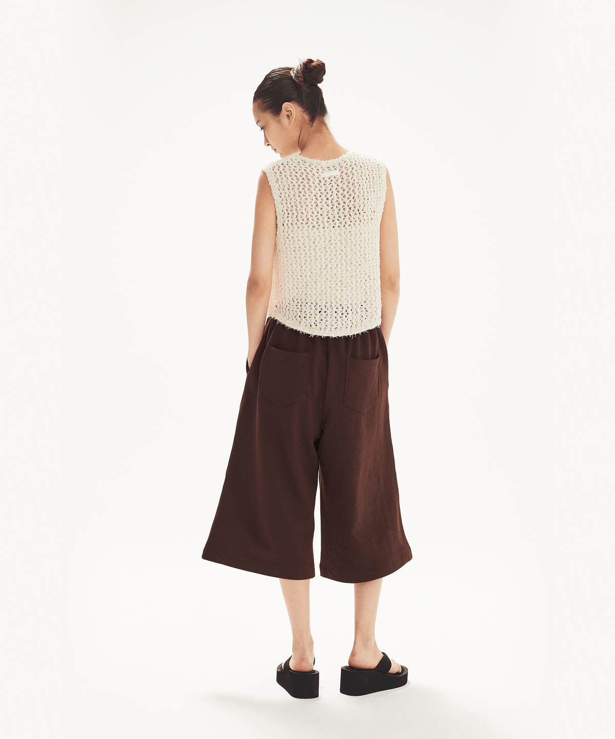 레인지(RANGE) 저지 버뮤다 팬츠 (브라운)
