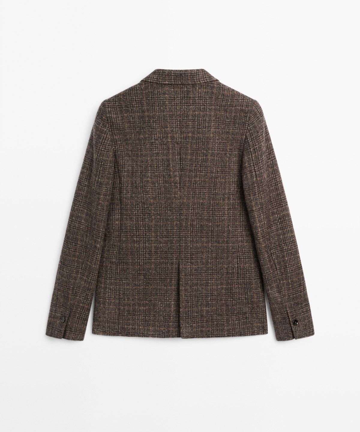 마시모두띠(MASSIMO DUTTI) 100% 울 체크 블레이저