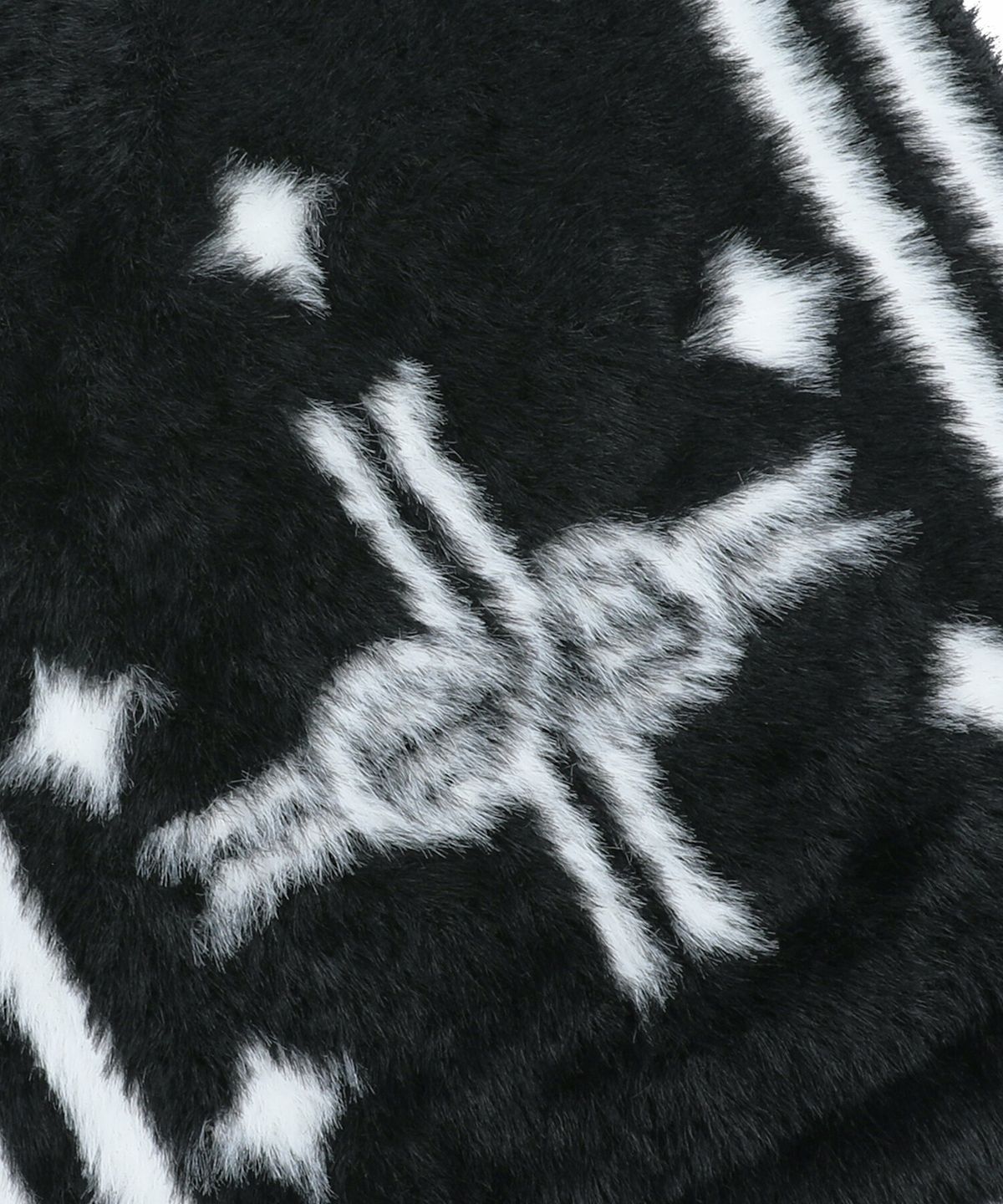 엑스톤즈(XTONZ) XF019 루프 리버시블 소프트 헤어리 머플러 (BLACK)