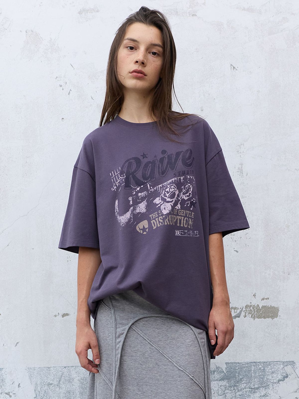 레이브(RAIVE) Melody Graphic T-shirts VW6AE860_2color