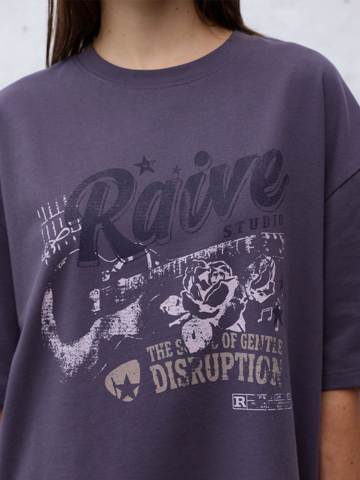 레이브(RAIVE) Melody Graphic T-shirts VW6AE860_2color