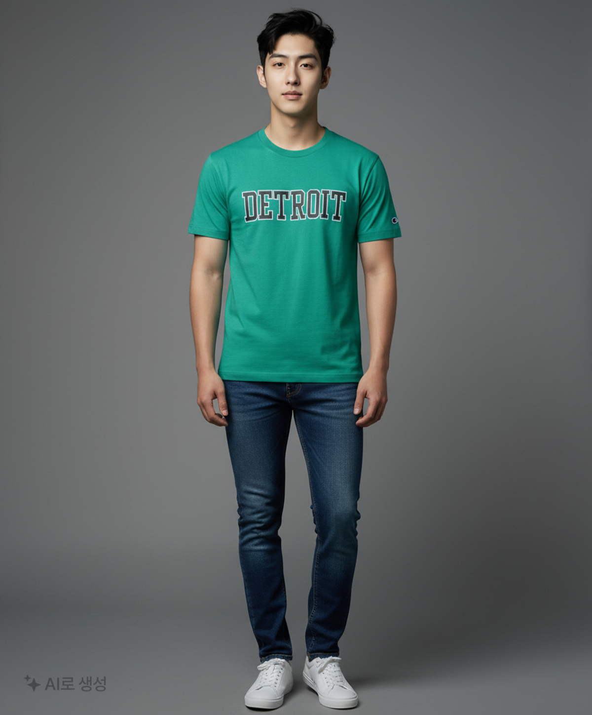 챔피온(CHAMPION) [ASIA] Reverse Weave® 094 Jersey 그래픽 반팔티셔츠 (LIGHT GREEN) CKTS3E034E1 XL