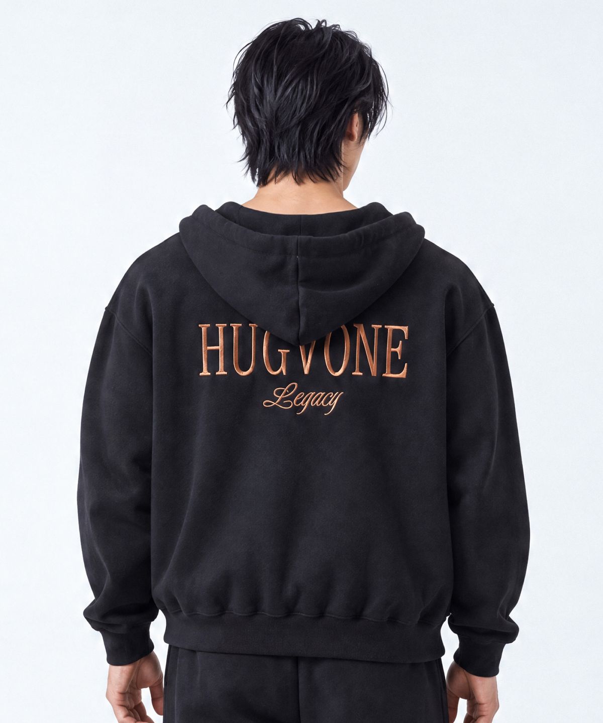 허그본(HUGVONE) 레거시 후드 집업 2컬러