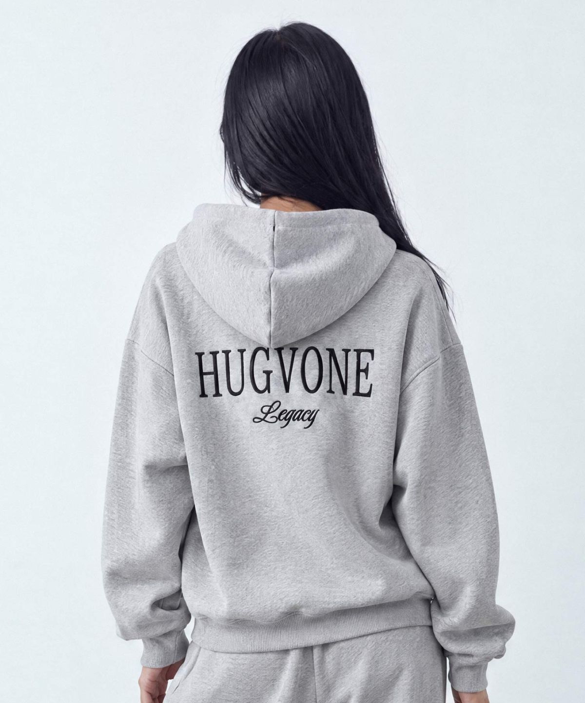 허그본(HUGVONE) 레거시 후드 집업 2컬러