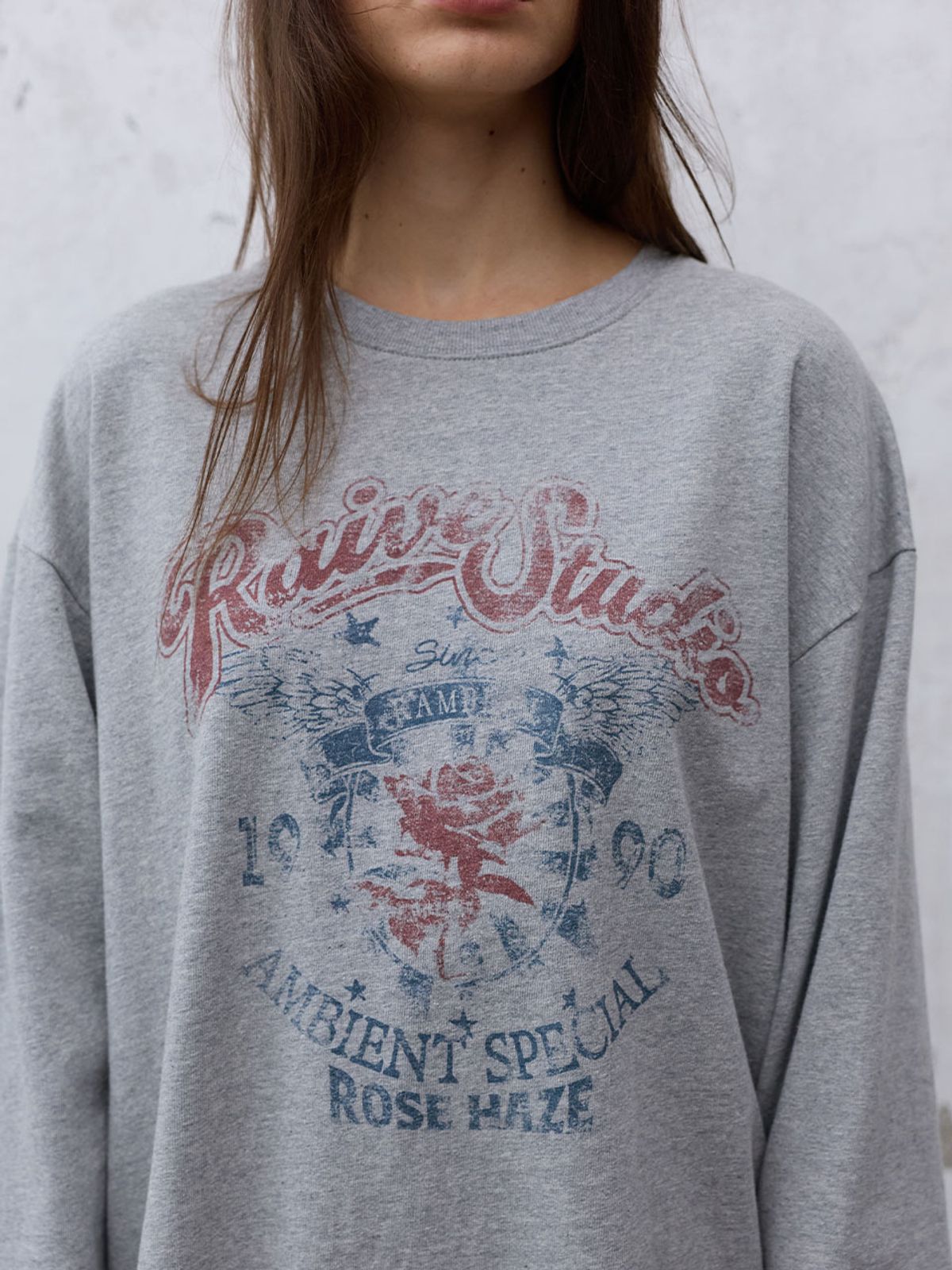 레이브(RAIVE) Roze Haze Long Sleeve T-shirts VW6AE958_2color