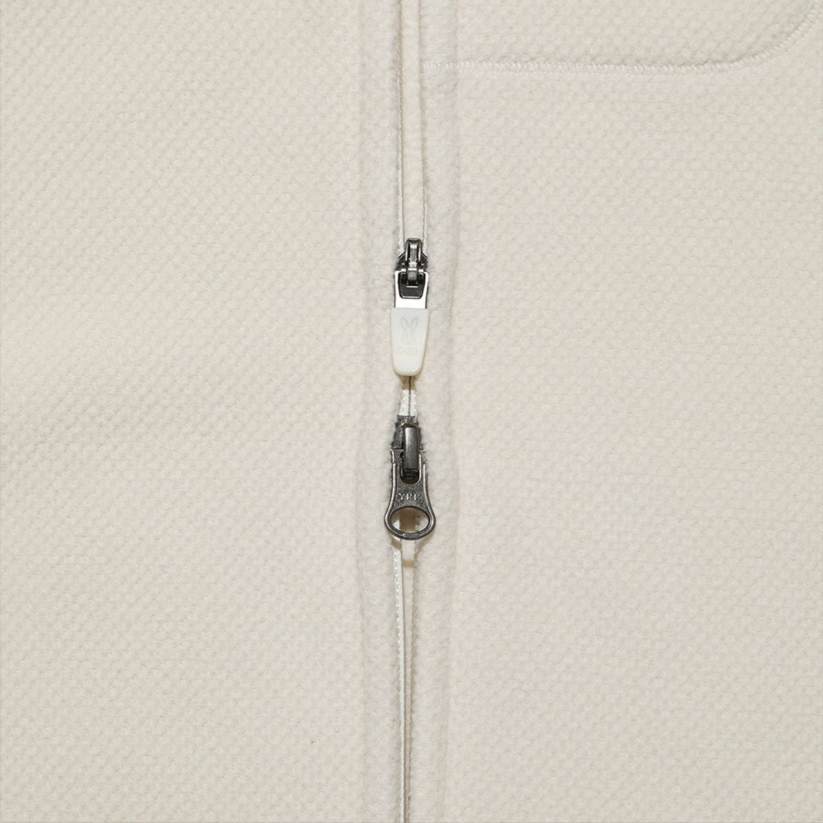 디오디(DOD) 여성) 그리드 플리스 후드 자켓(OFF WHITE 2)