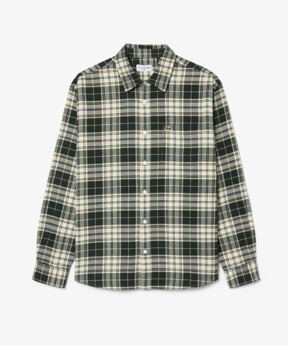 라코스테(LACOSTE) 남성 플란넬 그리드 체크 셔츠 CH3596-56N DCN2