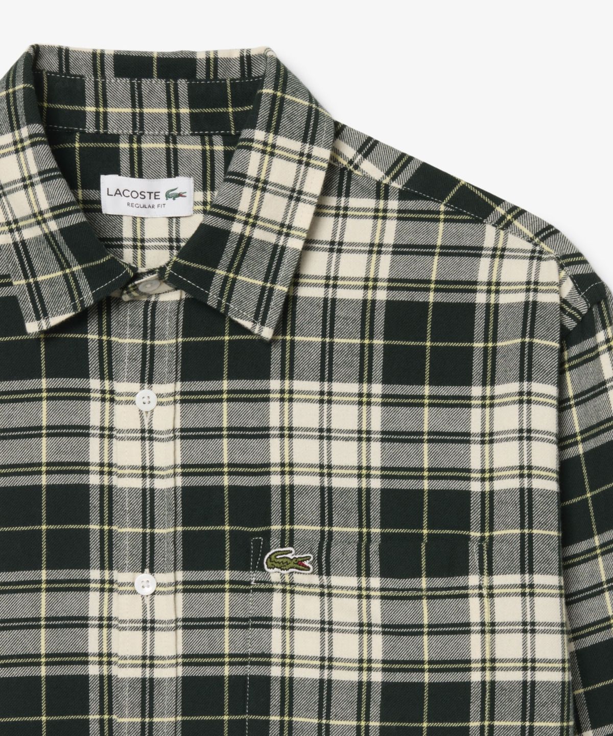라코스테(LACOSTE) 남성 플란넬 그리드 체크 셔츠 CH3596-56N DCN2