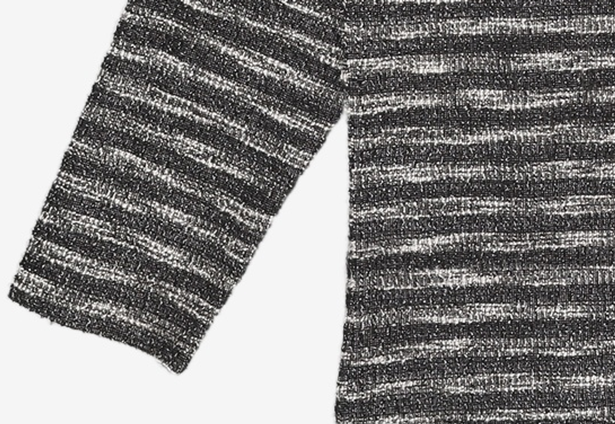 메종미네드(MAISON MINED) MIXED BOUCLE KNIT LONG SLEEVE BLACK L